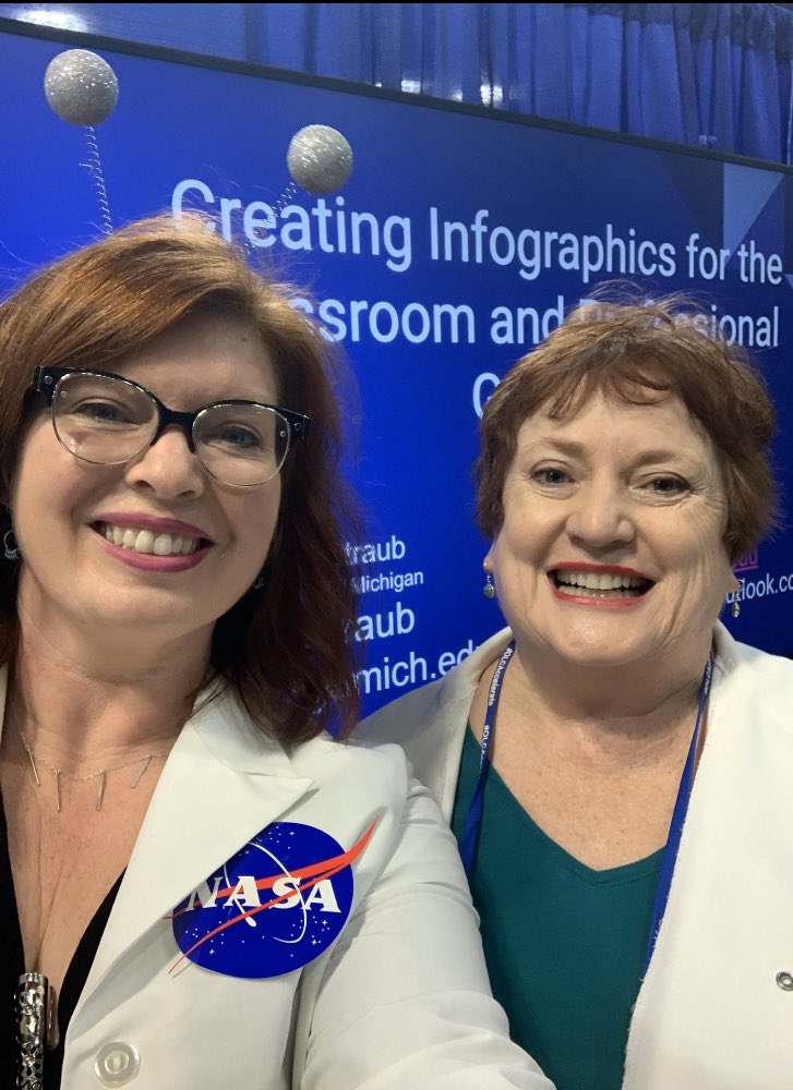 diagonaldee's tweet photo. #TTKProfDev #accelerate2019 Thanks to all who made memes and infographics with us in the Technology Test Kitchen last week! @estraub https://t.co/rMiMVWQUWQ
