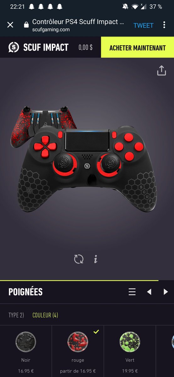BoutrouxNicola's tweet photo. @YTExemple @ScufFrance Elle est sobre mais magnifique !! 😍💪 https://t.co/sjTzwkpvq6