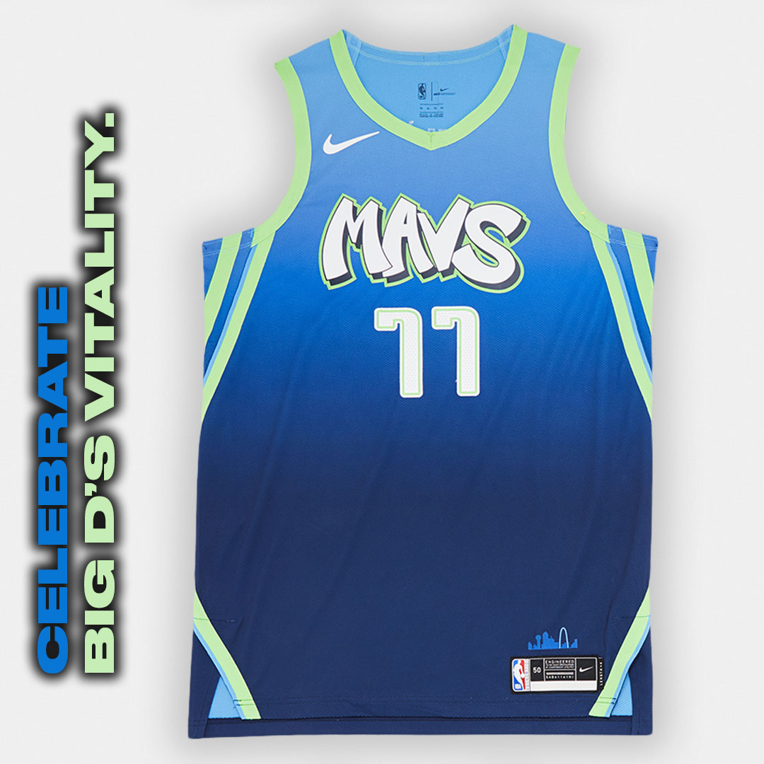 CELEBRATE BIG D’S VITALITY. Get your  @dallasmavs Nike NBA City Edition Jersey NOW   https://on.nba.com/34r2MEG 