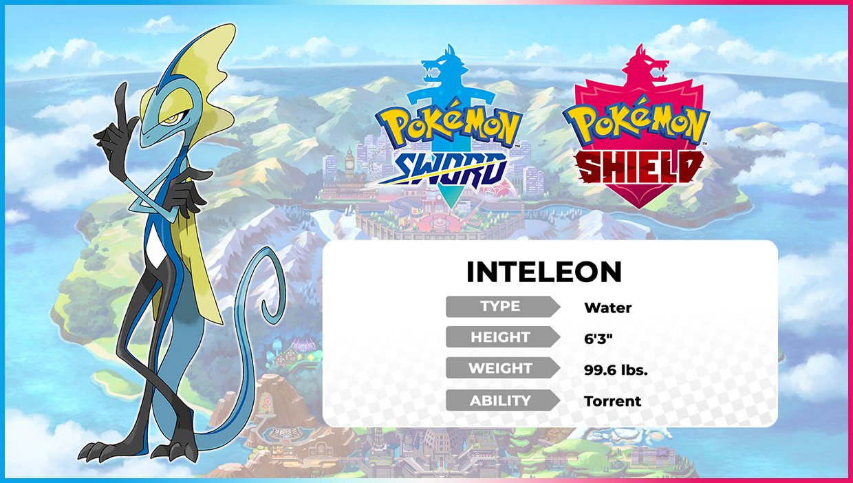 Inteleon  Pokémon Sword e Pokémon Shield