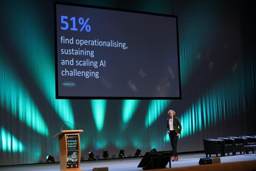 AnalyticsInsIre's tweet photo. Clare Mortimer, Data Science & AI Service Lead with @ibm_in_ireland discusses the everyday ethics of AI - #AnalyticsSummit19 https://t.co/eZHMnKMqoh