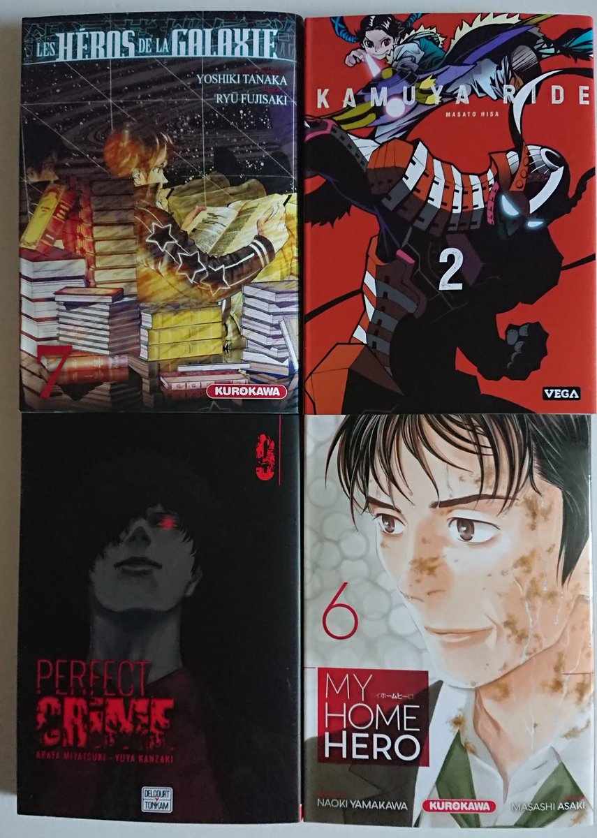 Naka_manga's tweet photo. Joie et bonheur avec l'arrivage du jour. @Kurokawa @EditionVega @DelcourtTonkam @UrbanComics @galeriemaghen @KennesEditions
#SheltonFelter #Temudjin #MyHomeHero #KamuyaRide #LesHerosDeLaGalaxie #PerfectCrime #Flash #NewJustice #Batman https://t.co/KkFLAFNZJN