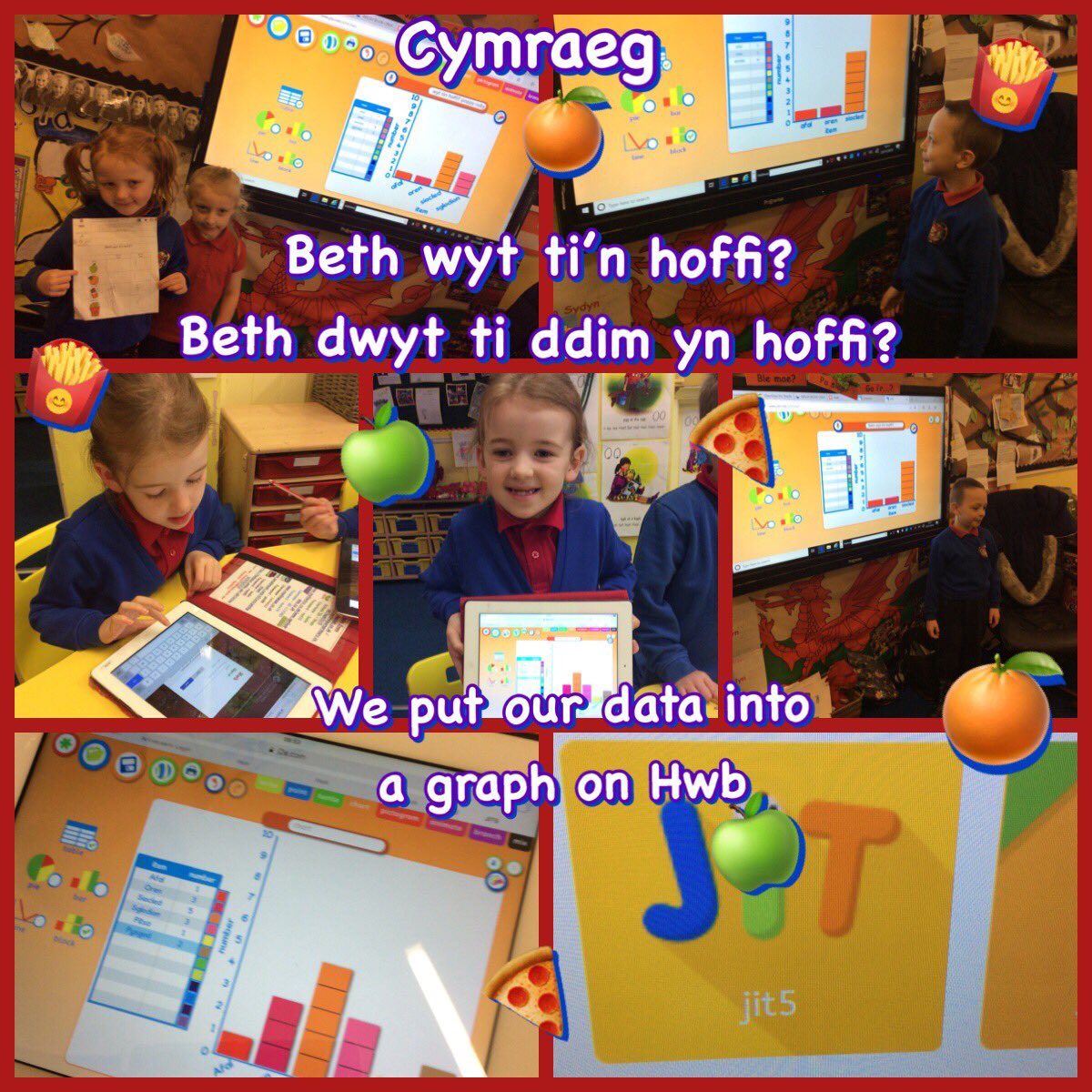 PPS_Seren's tweet image. We used our Numeracy skills in Welsh to create a tally chart about the foods we like &amp;amp; dislike. We put our data into a bar graph using @HwbNews JIT5 &amp;amp; saved our work ☺️👏🏼🌟 @Phip_Primary #phipwelsh #phipict #phipnum