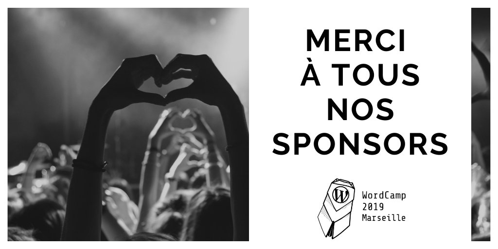 Nous avons organisé le #WordCamp #Marseille grâce au soutien de nos 35 sponsors !! Location de la salle, traiteur, soirée de clôture, goodies... Sans eux, nous ne pourrions pas vous proposer cette belle journée dédiée à #WordPress !
On se voit vendredi😘