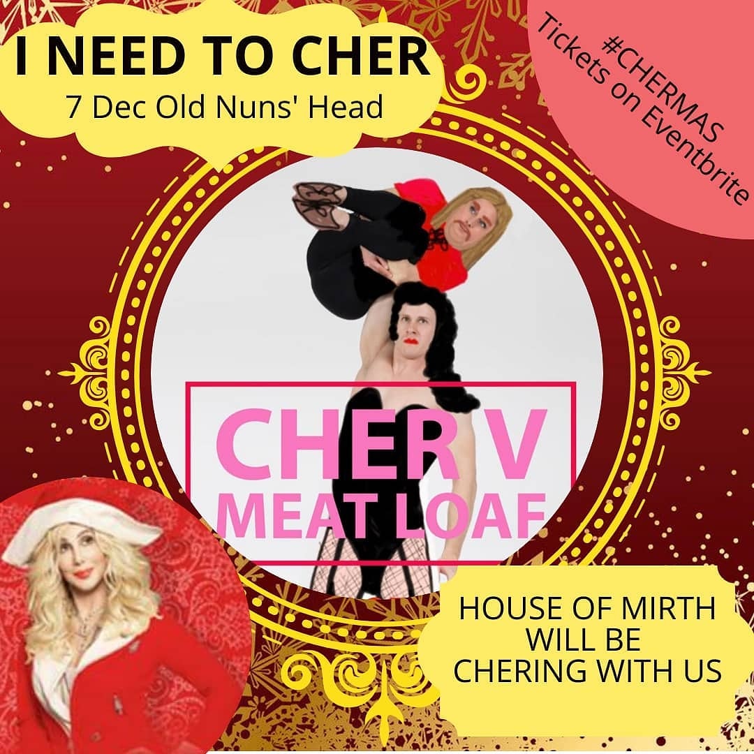 theoldnunshead's tweet photo. A wrestling/acrobatics interpretation of 'Dead Ringer For Love'. 
One of the bizarre acts you can see at I Need To Cher next Saturday.

Get your tickets booked now: https://t.co/ZmtlMvTCJu

#cher #meatloaf #wrestling #ineedtocher #nunhead #SE15 https://t.co/5iSWAquE9k