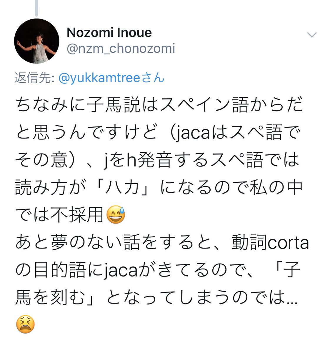 早瀬 かおり On Twitter スペイン語でも Jacaは仔馬という意味がないハズです 少なくとも スペイン メキシコ ペルーでは聞いたことありません これまた Jacaを切る Jacarandaジャカランダ ブラジルの国花 でも切って 過酷な開拓時の黒人が足で