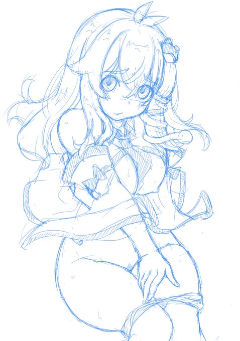 むっちり早苗さんラフラフのラフ 