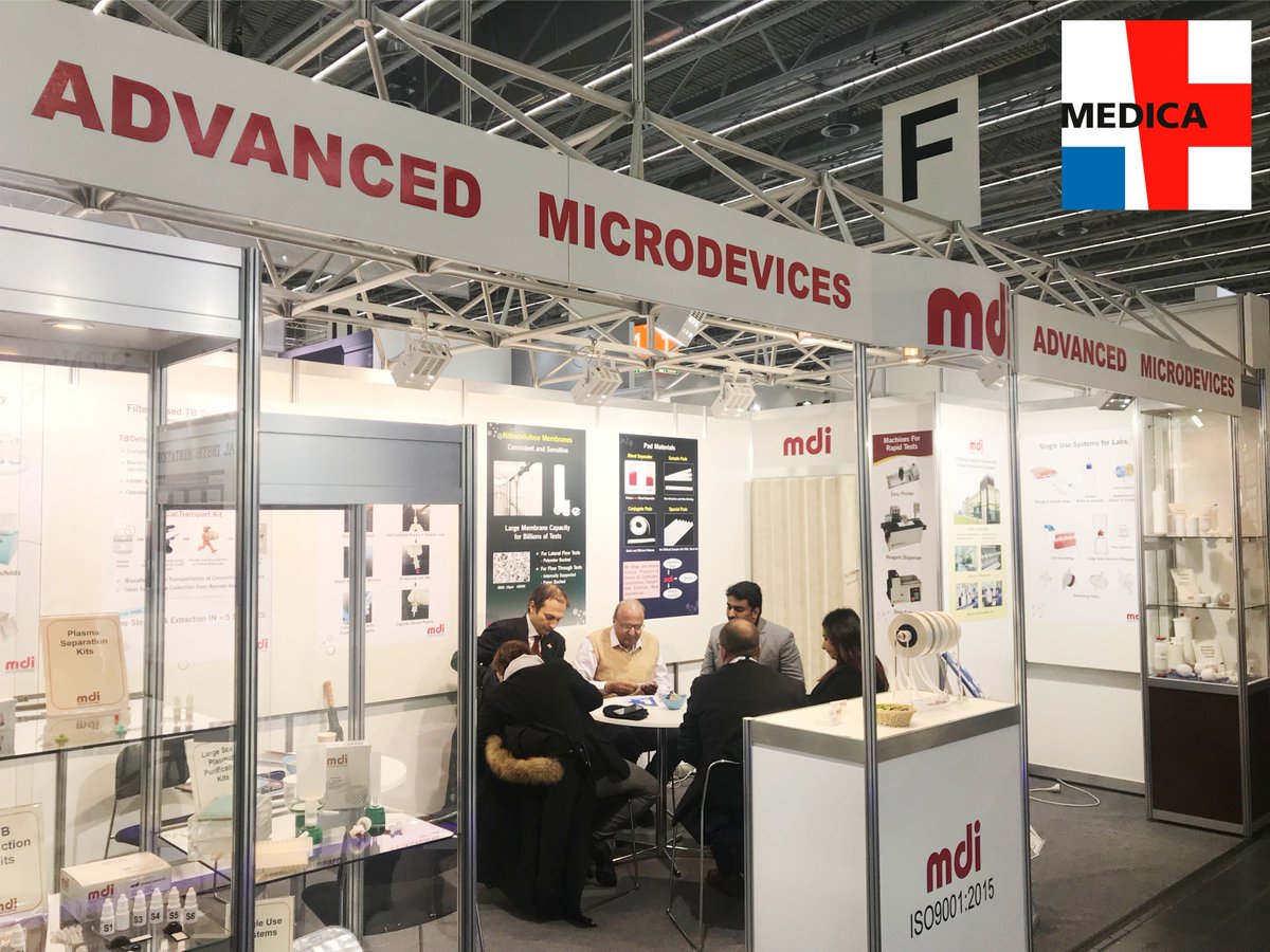 advanced_mdi's tweet image. Excerpt from Medica Tradefair- 18 Nov-21 Nov, 2019
@advanced_mdi as usual was one of the busiest booth at Medica 2019 the largest healthcare exhibition in the world
#advancedmicrodevicesmdi #immunodiagnostics
#filtrationandseparationexperts #manufacturing #delivering #innovations