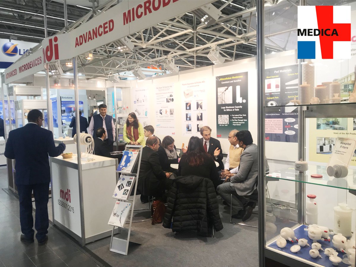 advanced_mdi's tweet image. Excerpt from Medica Tradefair- 18 Nov-21 Nov, 2019
@advanced_mdi as usual was one of the busiest booth at Medica 2019 the largest healthcare exhibition in the world
#advancedmicrodevicesmdi #immunodiagnostics
#filtrationandseparationexperts #manufacturing #delivering #innovations