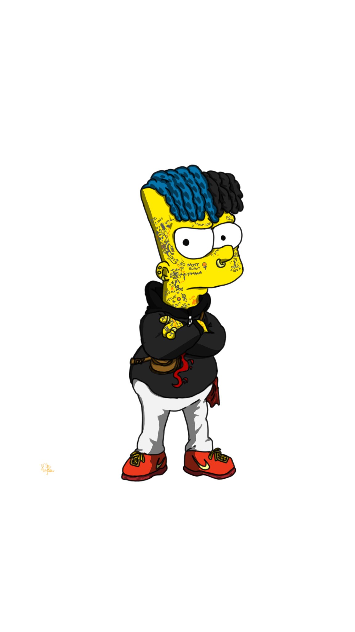 Bart sad on X: Ksksksks FanArt do bart  / X