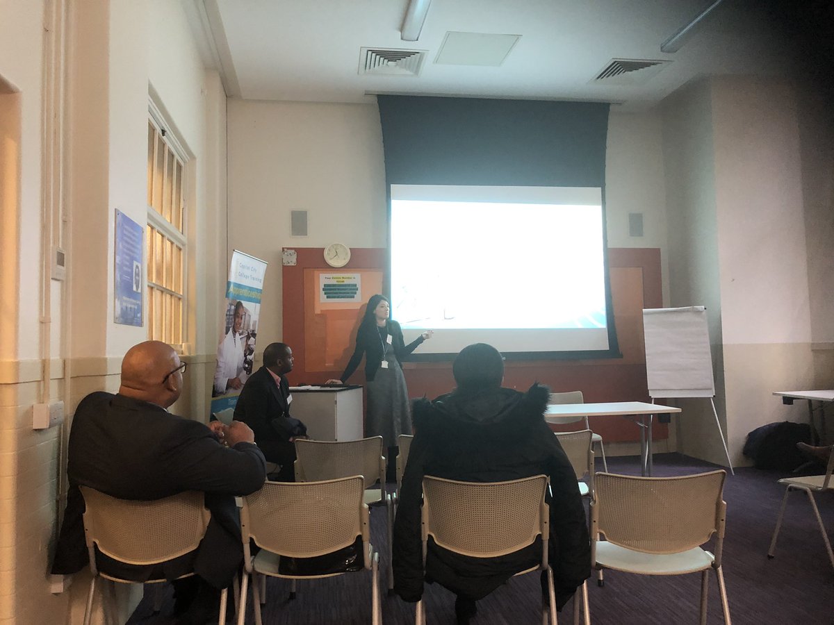 And Nazia presenting at the same Capital City College Training Event side session.