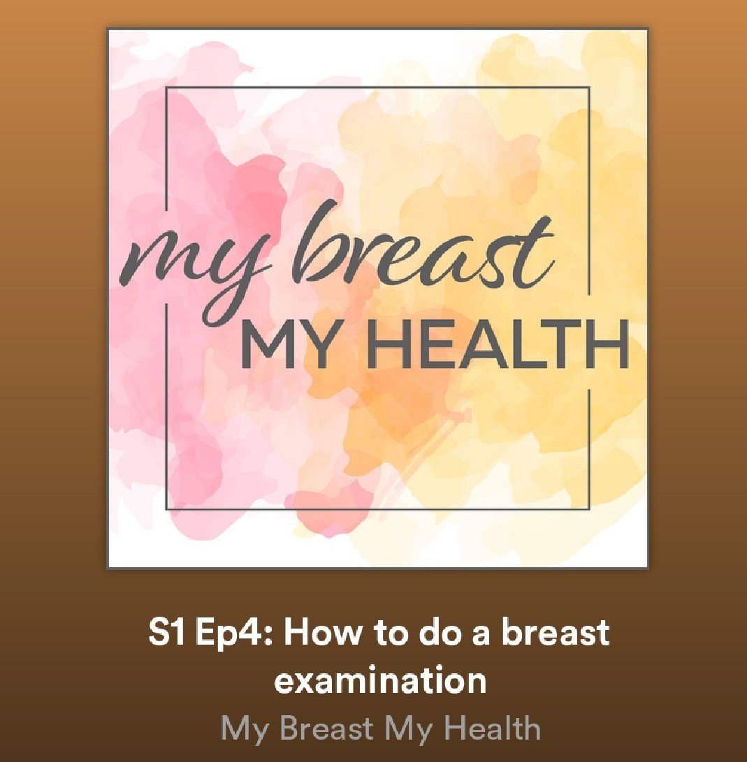 DrTashaG's tweet photo. New episode out on the My Breast My Health Podcast! Want to learn how best to examine your breasts? Then you may find this episode helpful. Listen at https://t.co/ZFmhMeA3cl, https://t.co/JRyUNZROZU, https://t.co/k1McPrwecv. #mybreastmyhealth #MBMH #BreastCancerAwareness #podcast https://t.co/H6gkxtr34g