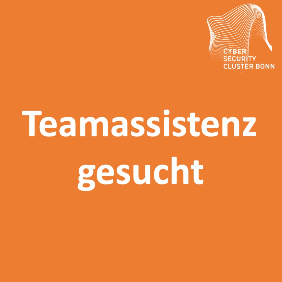 Cyber Security Cluster Bonn e.V. (@cscbonn) on Twitter photo Unterstützung gesucht: Zum nächstmöglichen Zeitpunkt stellen wir eine Teamassistenz (m/w/d) ein. Weitere Informationen unter cyber-security-cluster.eu/de/karriere/st… Gerne teilen und weitersagen @CONET_Group <a href="/tsystemsde/">T-Systems DE</a> <a href="/IHK_Bonn/">IHK Bonn/Rhein-Sieg</a> <a href="/BSI_Bund/">BSI</a> <a href="/BundesstadtBonn/">Bundesstadt Bonn</a> <a href="/Fraunhofer_FKIE/">Fraunhofer FKIE</a> <a href="/h_bonnrheinsieg/">Hochschule Bonn-Rhein-Sieg</a> Unterstützung gesucht: Zum nächstmöglichen Zeitpunkt stellen wir eine Teamassistenz (m/w/d) ein. Weitere Informationen unter cyber-security-cluster.eu/de/karriere/st… Gerne teilen und weitersagen @CONET_Group <a href="/tsystemsde/">T-Systems DE</a> <a href="/IHK_Bonn/">IHK Bonn/Rhein-Sieg</a> <a href="/BSI_Bund/">BSI</a> <a href="/BundesstadtBonn/">Bundesstadt Bonn</a> <a href="/Fraunhofer_FKIE/">Fraunhofer FKIE</a> <a href="/h_bonnrheinsieg/">Hochschule Bonn-Rhein-Sieg</a>
