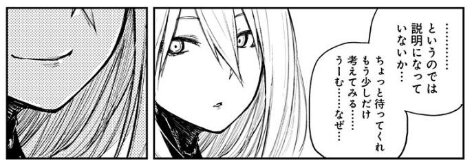 ついでに、それまでずっと眉間に皺寄せた仏頂面しかしてなかったヒルドさんも色んな表情してるので是非見てみて下さい。個人的に一枚目の何とも言えない顔がお気に入り 