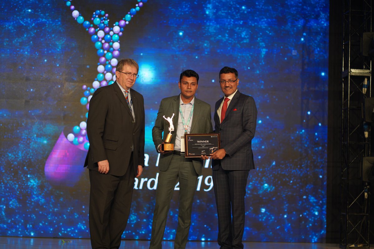 UBMindia_pharma's tweet photo. The award for Informa Markets Initiative Recognition - Emerging Brands in Diabetes goes to Ajaduo . #IPA2019 #IndiaPharmaAwards https://t.co/NJwerneyyv