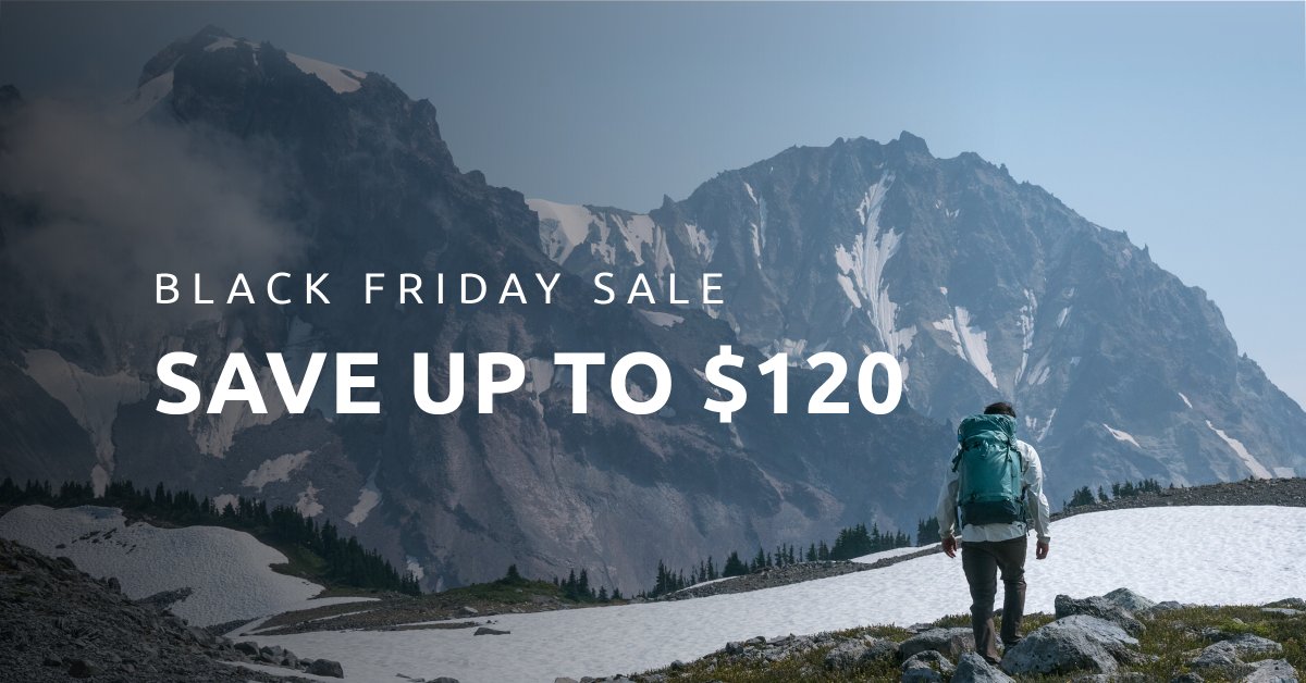 The holidays are upon us and to help celebrate we've got Black Friday sales up to $120 off on our Starter Kits, Backpacks, and Carry-On Roller. Offer valid between now and December 7th. Don't miss out! 😎 Shop the sale here: bit.ly/33u1s2B