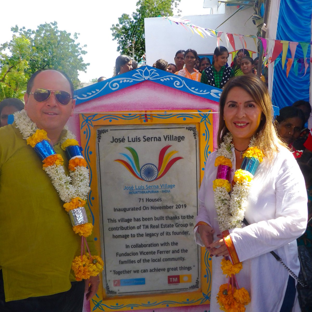 El pasado 9 de noviembre inauguramos la aldea “José Luis Serna – Moukthikapuram” en el sur de #India. Proyecto solidario emprendido con la <a href="/FVICENTEFERRER/">Fundación Vicente Ferrer</a> gracias al cual 71 familias tendrán a partir de ahora una vida más digna. #agenda2030 #ODS1 #BeCorp bit.ly/2OQvdoK