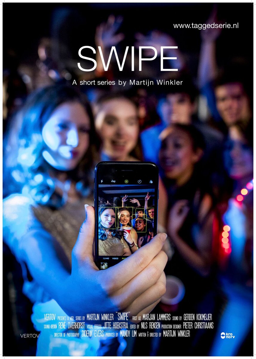 #Finalista2019 #DigitalMediaFest #Dmf #webserie

🎥 #SWIPE regia di #MartijnWinkler
📙 SWIPE is a seven-part drama series about the influence and unforeseen consequences of smartphones on the lives of several twentysomethings, told from the perspective of their phones.
