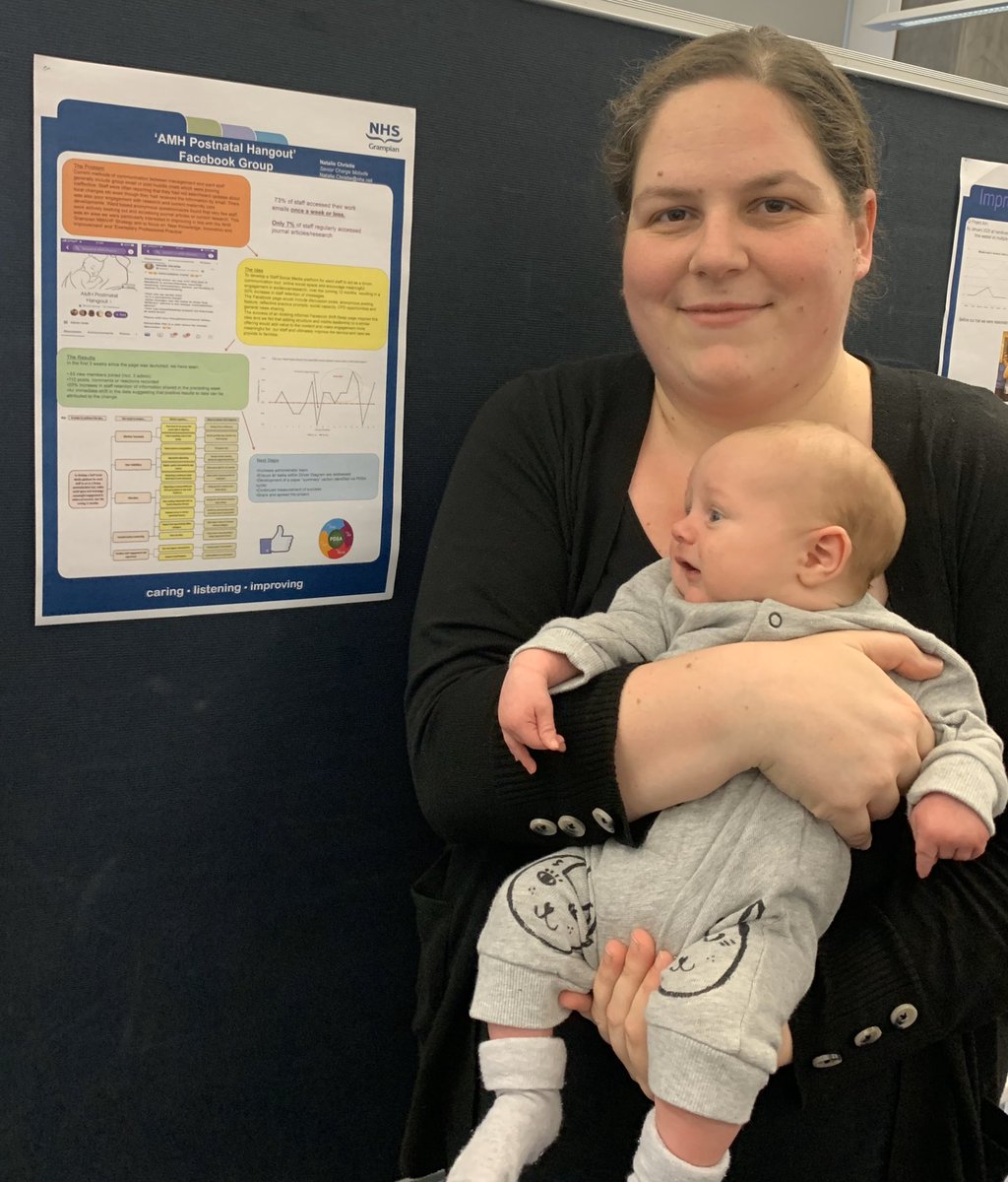 Cairn is our newest QI recruit, and he is getting excited for the QI Practitioner Celebration event (cohort 8). He’s very proud of Mummy’s Poster <a href="/NHSGrampian/">NHS Grampian</a> #inspiredbyQI