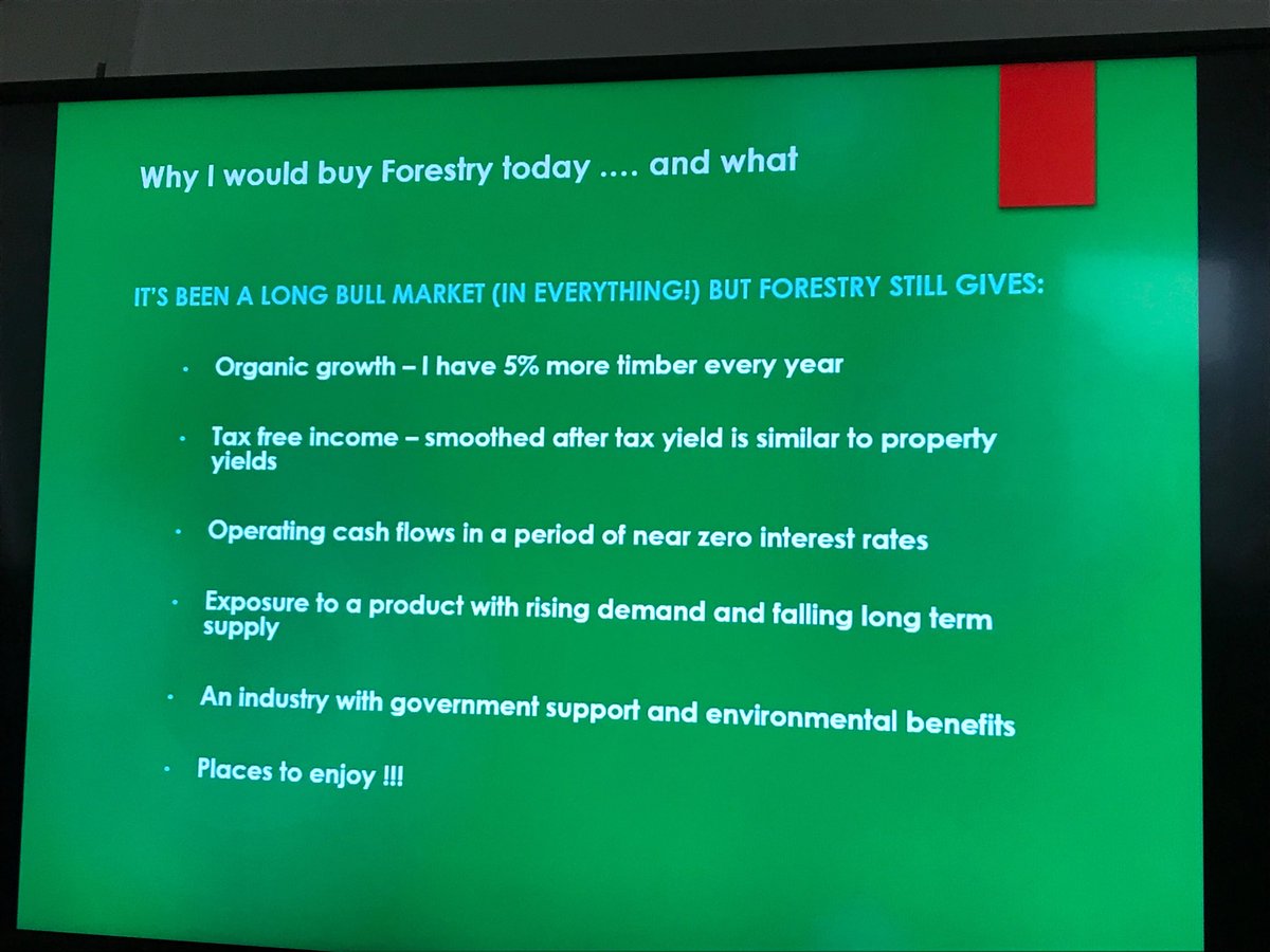 JohnCleggWoods's tweet photo. “An investment to fall in love with.” The investment view from Richard Davidson at the launch of the #FMR19. ⁦@TilhillForestry⁩ #ForestMarketReport #forestry #forestrymarket #commercialforestry #forestryinvestment ⁦⁦@StruttsRural⁩ https://t.co/B4ersgGinh