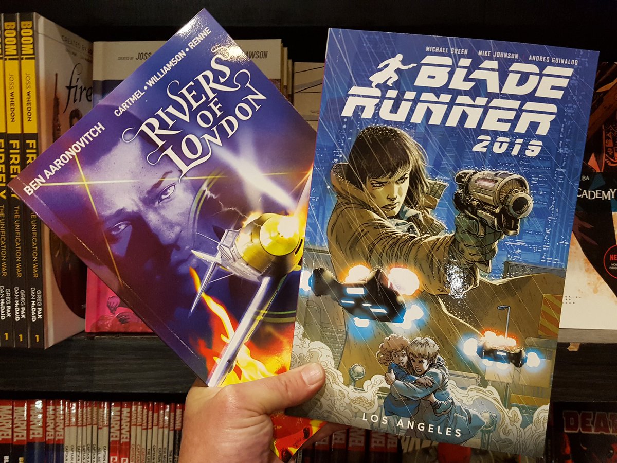 New RIVERS OF LONDON collection:  https://www.page45.com/store/Rivers-Of-London.htmlAnd BLADE RUNNER 2019 vol 1's arrived:  https://www.page45.com/store/Blade-Runner-2019-vol-1-Los-Angeles.html
