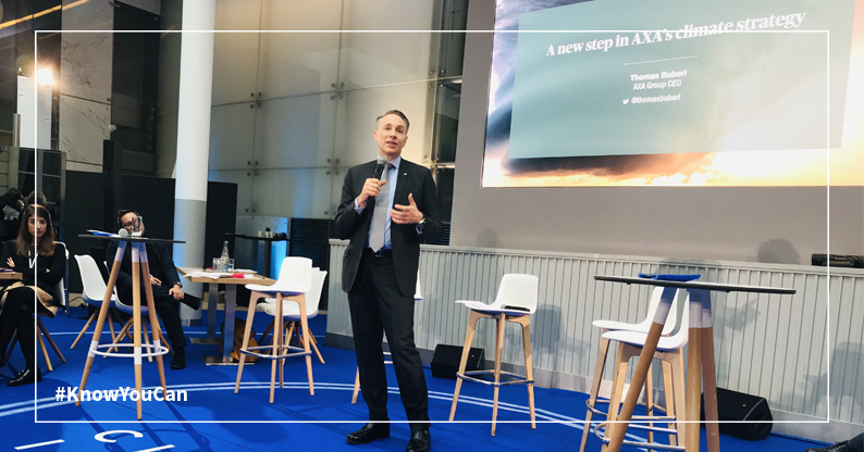 AXA's tweet photo. @PPouyanne @thomasbuberl #AXAClimateImpact Day, 4 strong commitments to launch a new phase in #AXA’s #climate strategy:
✅+1.5°C by 2050
✅Green investment target: €24bn
✅Transition bond: a first deal
✅Total coal exit https://t.co/wneCxCgPRa