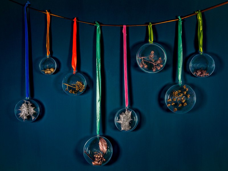 Let your creative spirit go free with this suggestion from @MakeItRustoleum for Baubles with the Personal Touch! Glitter Gold, Silver and Rose on whatever looks good in the winter garden! All colours available <a href="/DyconLtd/">Dycon</a>  #DIY #Christmas