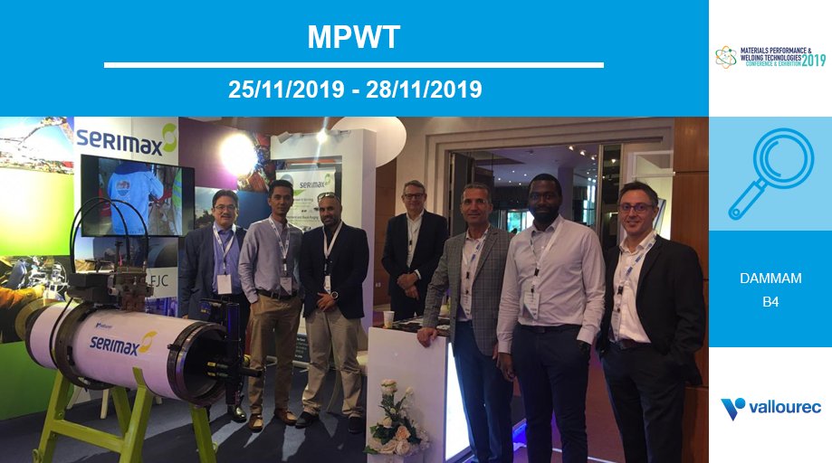 Vallourec on Twitter "Serimax is at the MPWT exhibition in Saudi