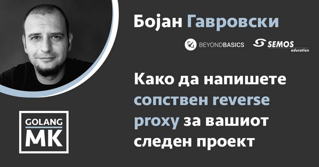 golangmk's tweet image. #Golang за сите!

Како да напишете сопствен reverse proxy за вашиот следен проект со Bojan Gavrovski (@bojang) од @BeyondBasicsCo и @semosedu

Денес во PUB18