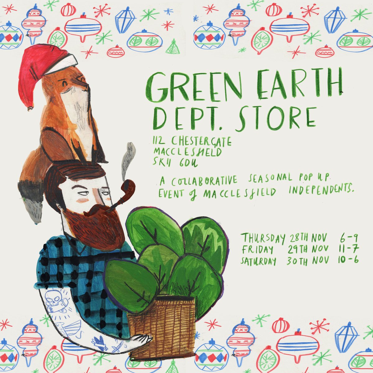 Reyt Muckers! We're having an opening tomorrow night with booze and that, even if it's an excuse for pre drinks on the way to the picturedrome be good to see you all.