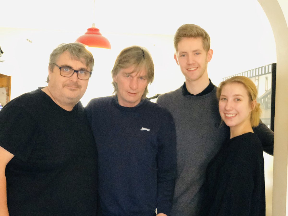 CannedMediaUK's tweet image. Canned Media team with actress Emily Buckley aftervrevordibg the voice over for @ValeView commercial