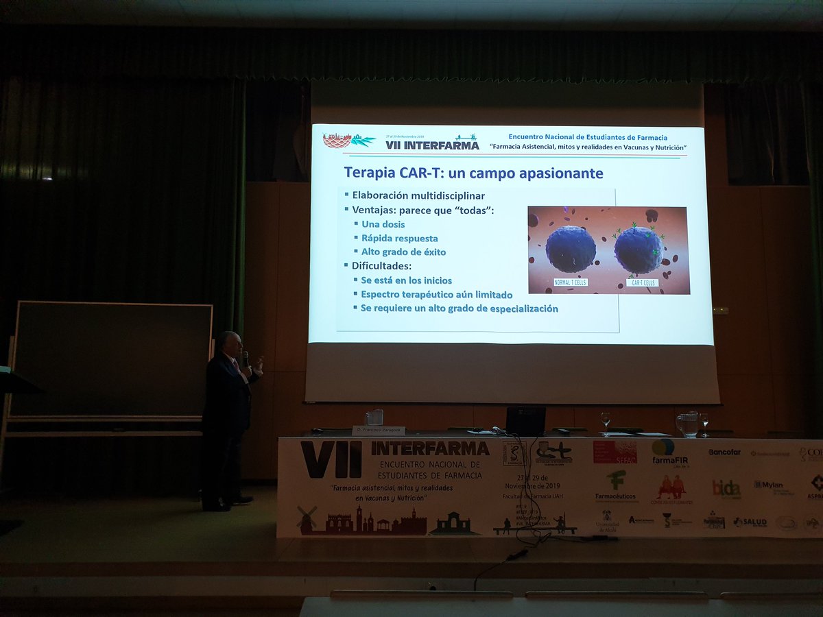bpt1111's tweet photo. Impresionante charla del Dr. Francisco Zaragozá en la @UAHes en el #VII_interfarma @iciar_mar flipante este hombre https://t.co/R7ojSG2sJu
