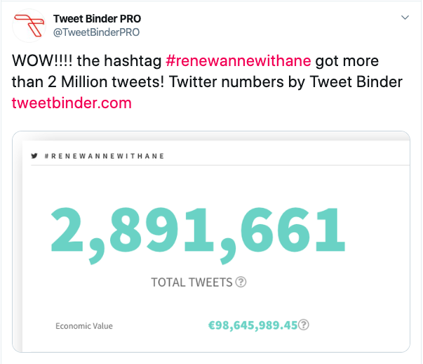We did it friends. Anne nation, i'm so proud. let's keep it going <a href="/AmybethMcnulty/">Amybeth</a> #renewannewithane