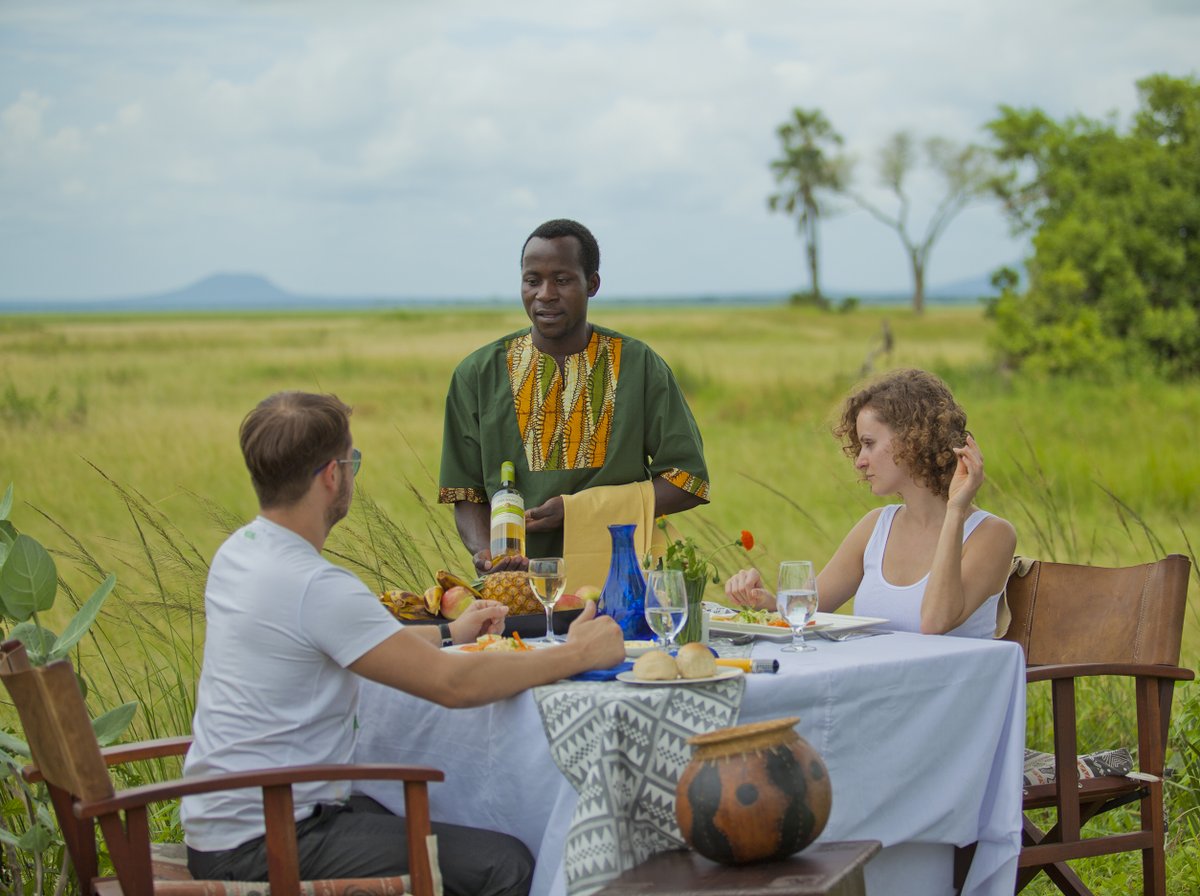 Your favourite wine brought to your romantic dinner set amongst the beautiful plains of Katavi.

Photo at Mbali Mbali Katavi Lodge