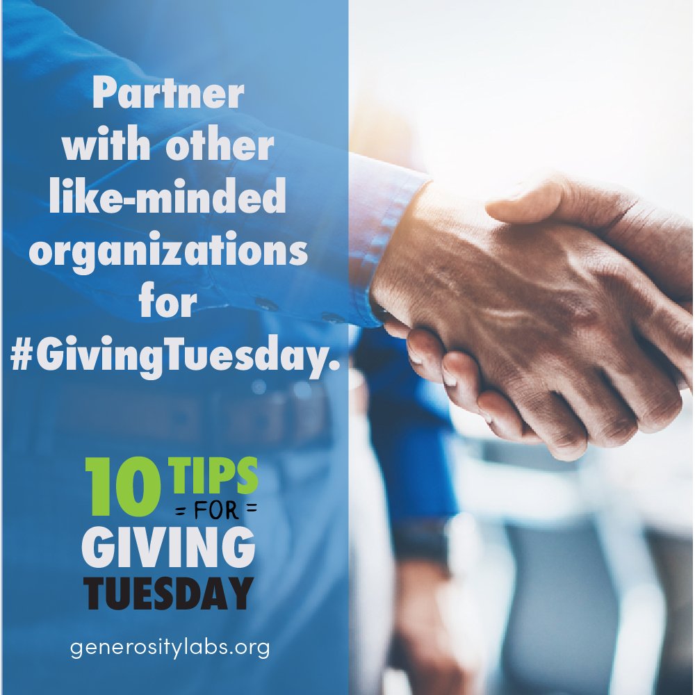 generositylabs's tweet photo. #GivingTuesday is a global movement to take advantage of. Partnering with other organizations gives a global perspective to giving. https://t.co/KcHuNhVn2N https://t.co/we9CEW70vu