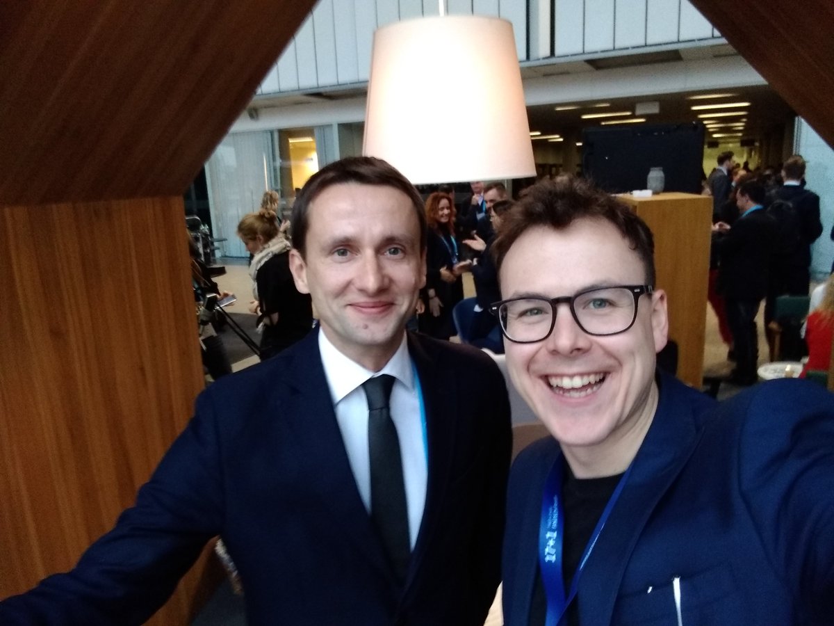 Just spoke with Mantas Katinas, Managing Director <a href="/invest_LT/">Invest Lithuania</a> (Invest Lithuania) to find out how Lithuania managed to get such a great tech talent pool! Brilliant talk on culture, government and the future. #fintechinn2019 #Lithuania #talented #fintech <a href="/fintechf/">FF News | Fintech Finance</a>