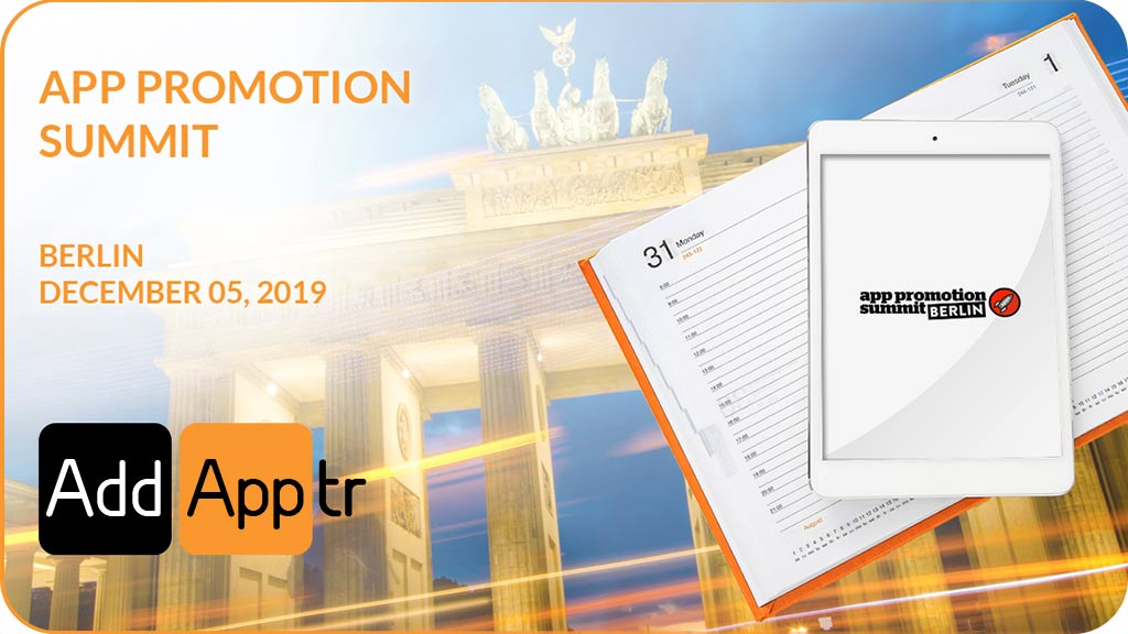 AddApptr_GmbH's tweet photo. Next week @apppromotio in Berlin takes place and our BizDev Stefanie Nguyen will attend! If you want to meet with her, please reach out to her via https://t.co/RNf4QyR3s9 ! #apppromotionsummit #Berlin #apps #mobile https://t.co/ji7gJpeYep