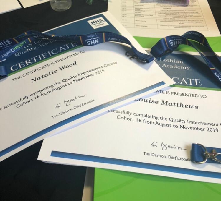 Proud to congratulate @PathheadMedical’s Practice Manager & Reception Team Leader on completing @LothianQuality’s Quality Academy and getting #carenavigation sorted! 
#teamworkmakesthedreamwork #LothianPCQI