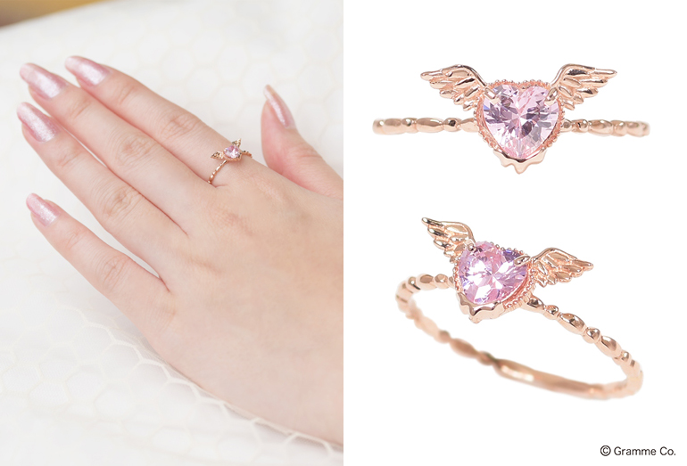 超特価セール Q-pot. Melty Heartネックレス Angel Melty Angel Q-pot