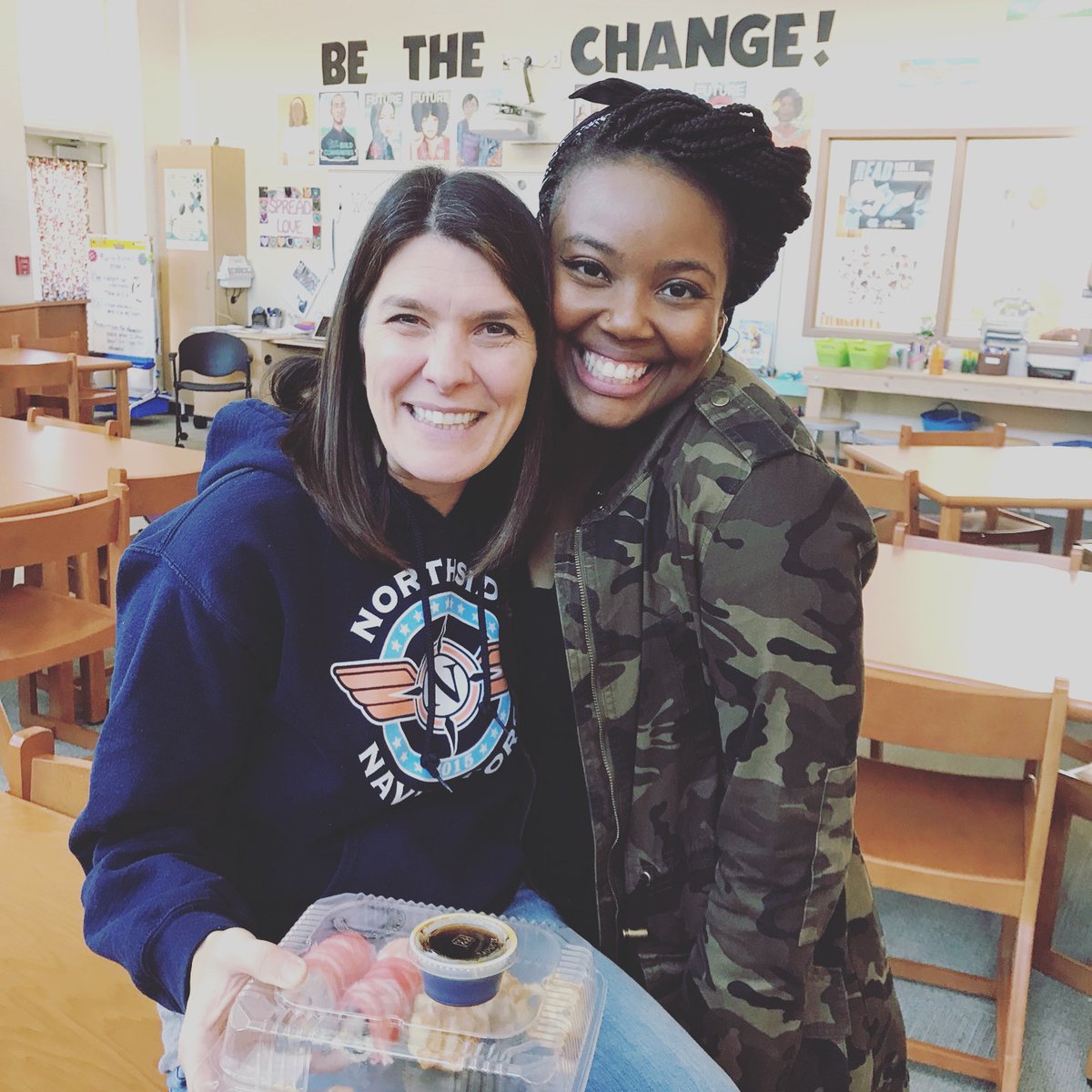 Blessed to have the “Library Goddess” as my friend and coworker 🥰 <a href="/KatColeReads/">Kathryn Cole</a>