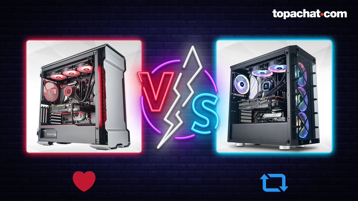 TopAchat's tweet photo. Le #PetitPapaTopAchat arrive ! 🎅
Et il a dans sa hotte de très belles config' montées par nos Experts de l' #AtelierTopAchat ! 💪

En attendant d'avoir le détail, octogone 🤜🤛

❤ #Fav pour la config rouge
🔁 #RT pour la config bleue
(Je ferai gagner les deux de toute façon 😎) https://t.co/iXxPP5yQ88