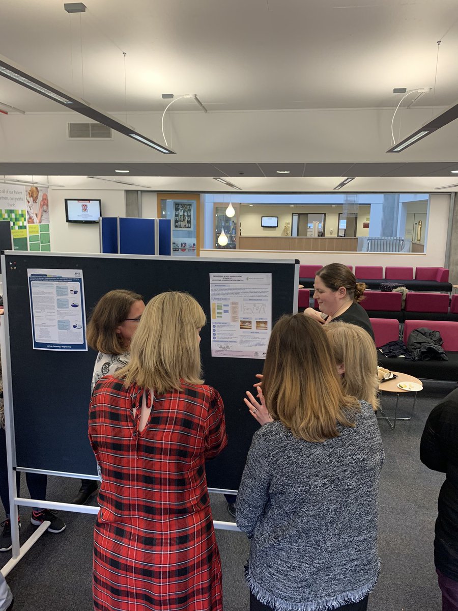 Poster presentations in full swing - QI Practitioner Programme, Cohort 8 <a href="/NHSGrampian/">NHS Grampian</a> #inspiredbyQI