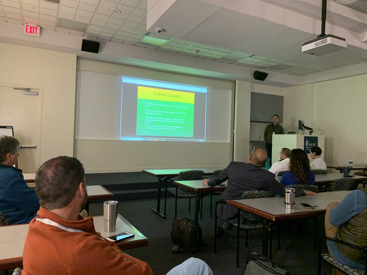 DrLizGenovese's tweet photo. Wednesday morning of zen during education conference pre-Thanksgiving #turkeypardon #fryingpanfarm #thisisvascularsurgery ๐ฆ๐๐๐ฝ@MUSCVascular @thegreatswamy @woostermd https://t.co/EFMs4tngpT