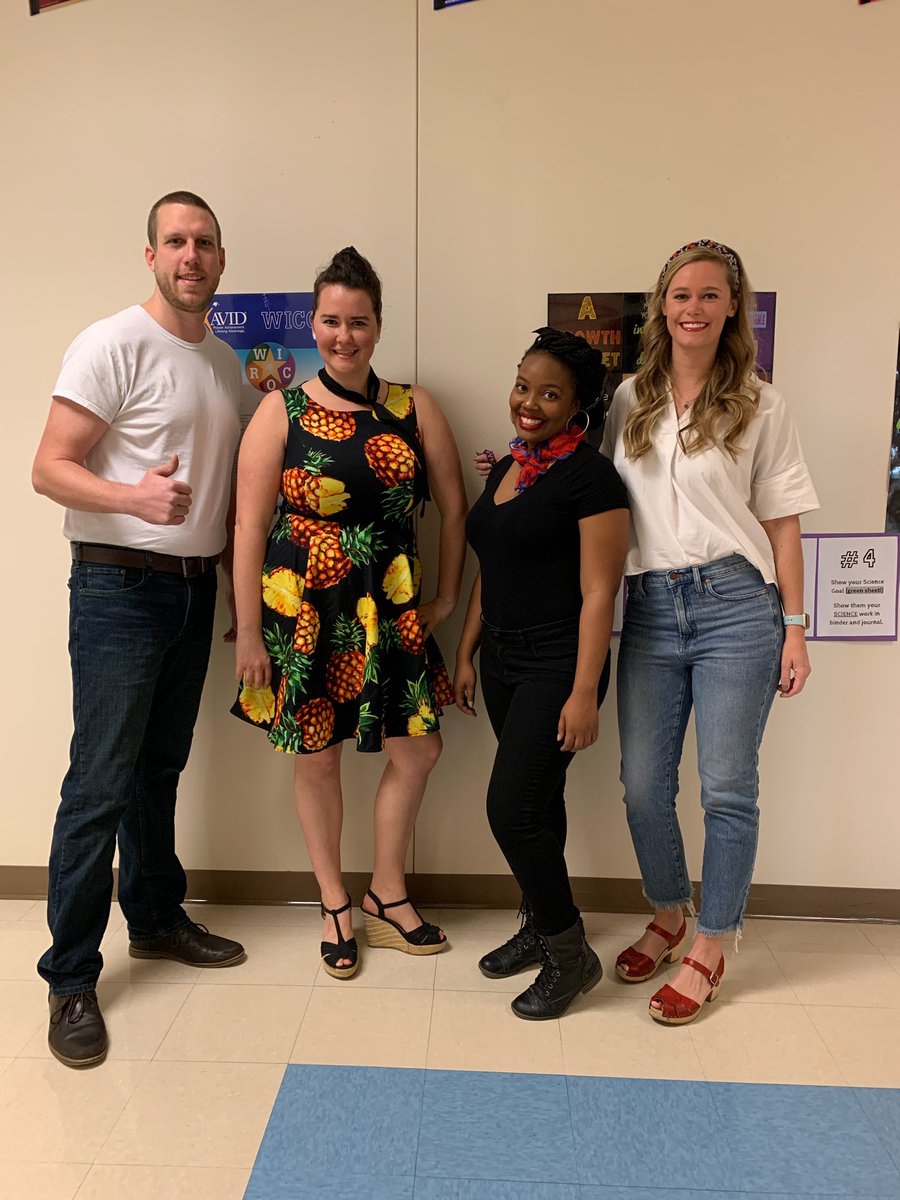 Nothing like a cohesive team that has fun! We enjoyed our few spirit days this week!