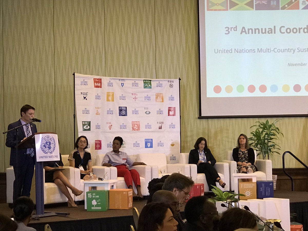 Two-days annual meeting of the Multi-country Sustainable Development starts with a renewed commitment to support #Caribbean development and to leave no one behind.