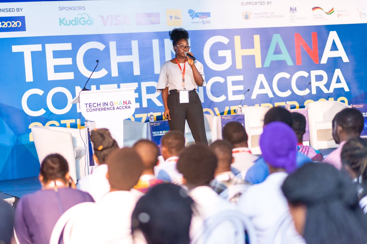 TechInGhana's tweet image. Up next at #TechinGH19 we shine a spotlight on women in tech on our female tech entrepreneurs session.
Featuring @MiisheAddy @IzzyObeng @busy_gh @MoniqueBaars @foundervine @fineazy_  @JetstreamAfrica @ZiplineGhana
