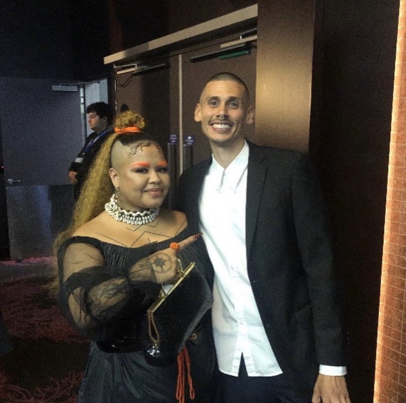 LTDHEALTH's tweet photo. Congratulations to 18YOMAN on winning an ARIA Award for his work on Kaiit’s ‘Miss Shiney’ last night! 💎💕✨🌍 https://t.co/GCz8nsbaF9