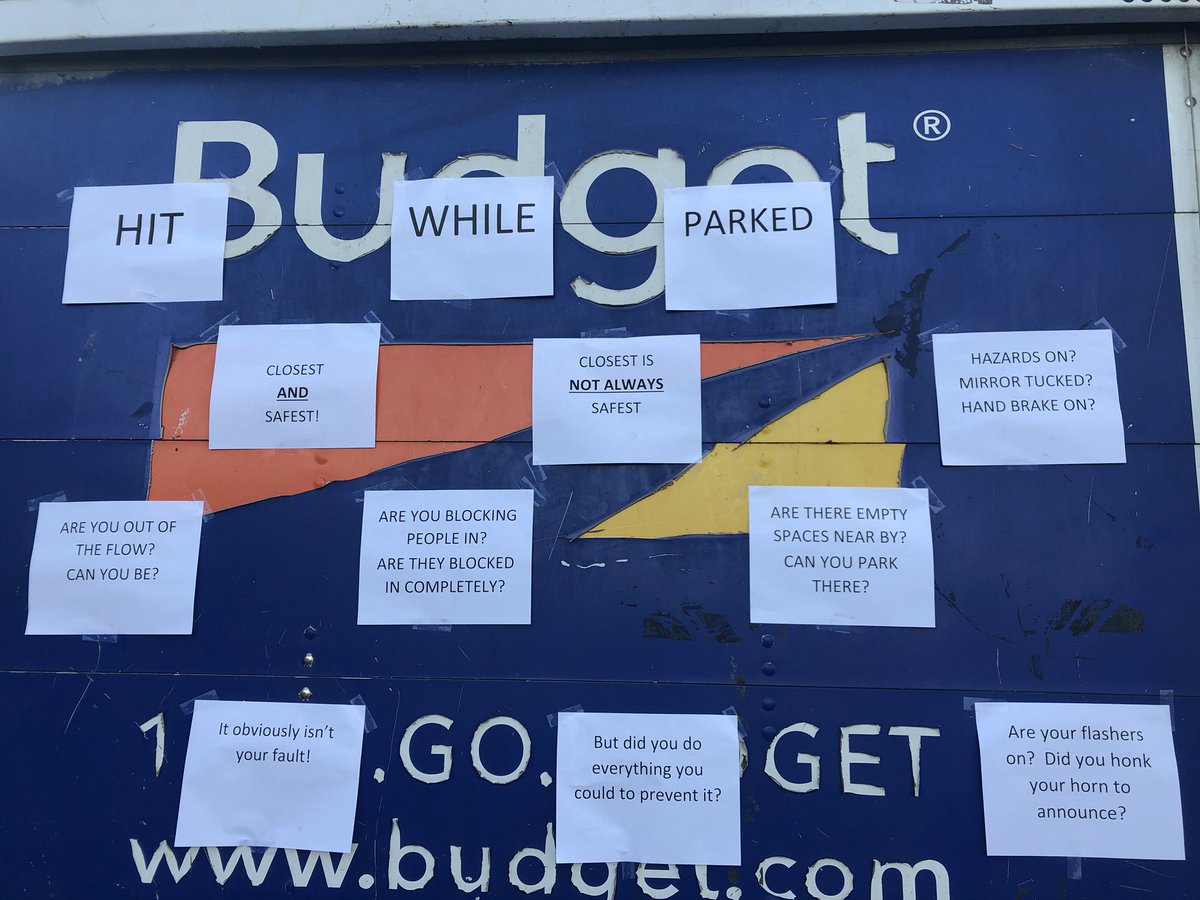 Hit while parked? Nah fam. We don’t wanna do that. Follow these tips to avoid and avoidable hit while parked accident. #safetysquad239 @UPSphoenix @LSafetysquad