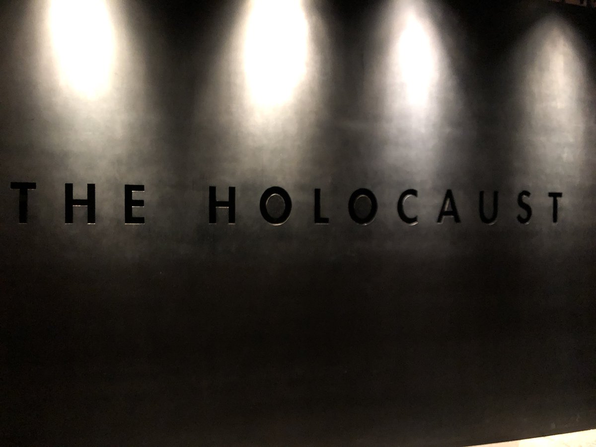 CHSBRinDC's tweet photo. A very meaningful afternoon visit to @HolocaustMuseum — always one of the most powerful moments of the trip. #WhatYouDoMatters #Remembrance #BearsInDC https://t.co/KW2s1BnNrz