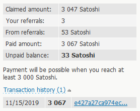 OnlineMoneyRu's tweet image. First #payment about 3067 satoshi received from BestChange #Bitcoin #faucet bestchange.com/?p=17dEg1hFMZc…